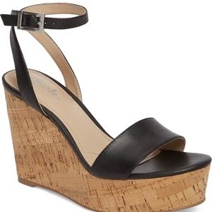 Charles by Charles David Lilla Wedge Sandal Black